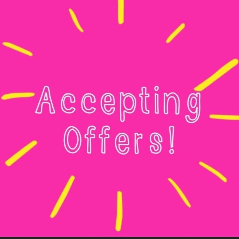 Accepting offers.